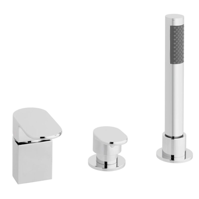 Vado Life 3 Hole Bath Shower Mixer without Spout Vado Life 3 Hole Bath Shower Mixer without Spout