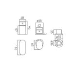 Vado Life 3 Hole Bath Shower Mixer without Spout