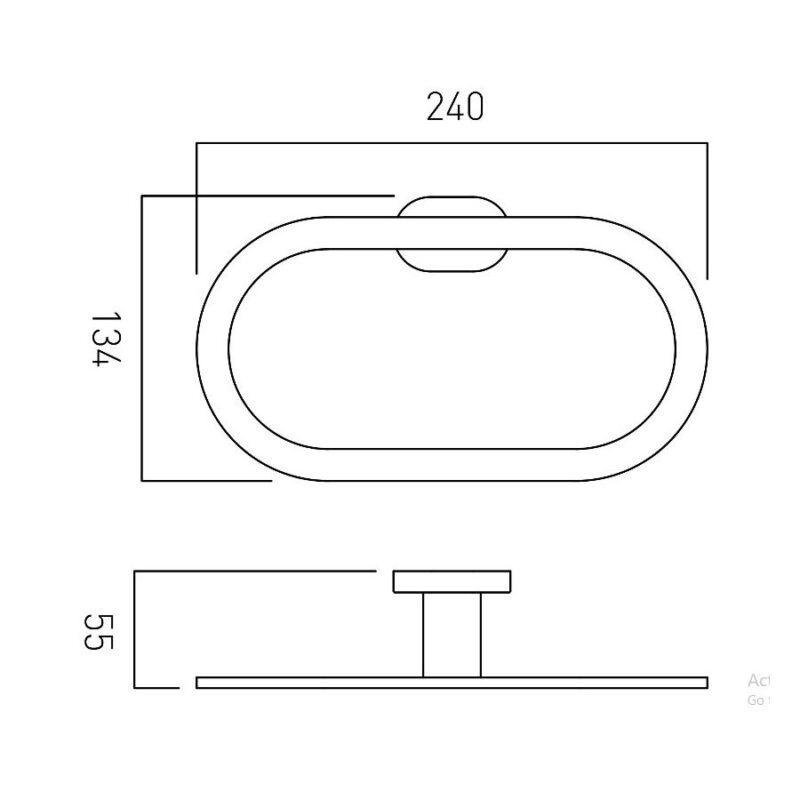 Vado Life Towel Ring