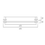 Vado Life Towel Rail 655mm