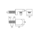 Vado Life Wall Outlet