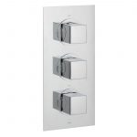 Vado Mix 2 Outlet, 3 Handle Thermostatic Shower Valve
