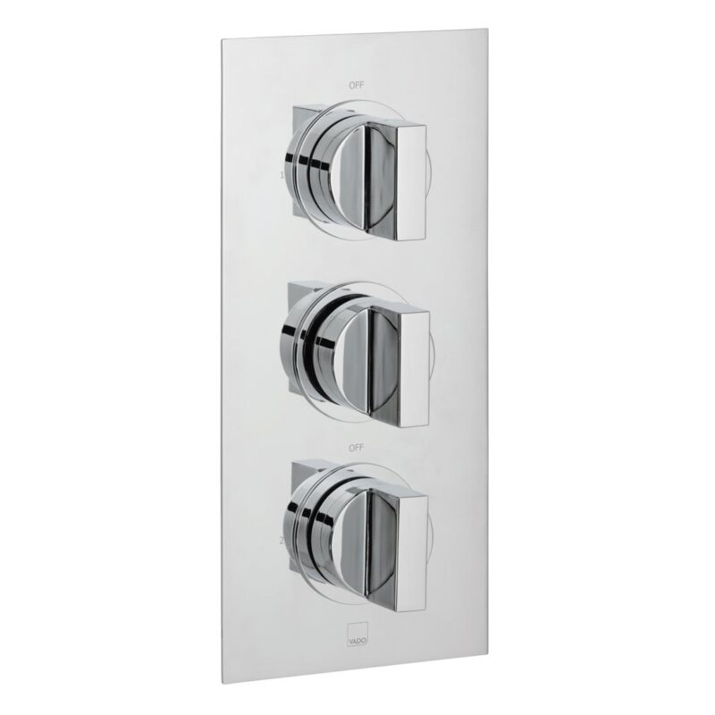 Vado Notion 2 Outlet 3 Handle Thermostatic Valve Vado Notion 2 Outlet 3 Handle Thermostatic Valve