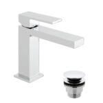 Vado Notion Slimline Mono Basin Mixer with Universal Waste