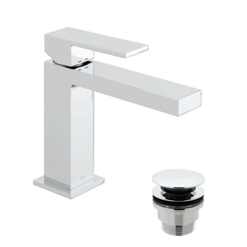 Vado Notion Slimline Mono Basin Mixer with Universal Waste Vado Notion Slimline Mono Basin Mixer with Universal Waste