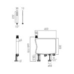 Vado Notion Capsule Kit with Square Handset