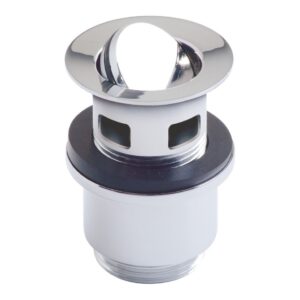 Vado Slotted Captive Basin Waste Chrome