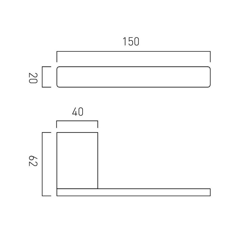 Vado Phase Paper Holder