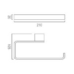 Vado Phase Towel Ring