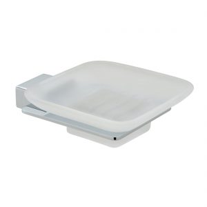 Vado Phase Frosted Glass Soap Dish & Holder