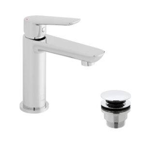 Vado Photon Mini Mono Basin Mixer with Universal Waste