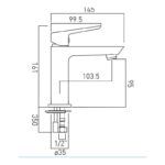 Vado Photon Mini Mono Basin Mixer