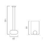 Vado Photon Spare Paper Holder