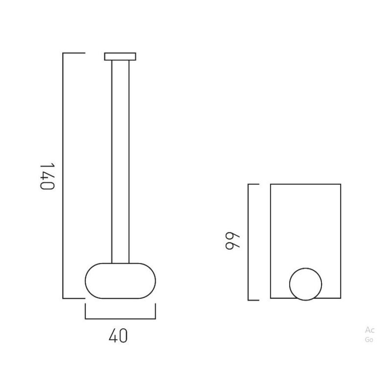 Vado Photon Spare Paper Holder