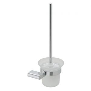 Vado Photon Toilet Brush & Frosted Glass Holder