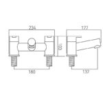 Vado Sense Bath Filler