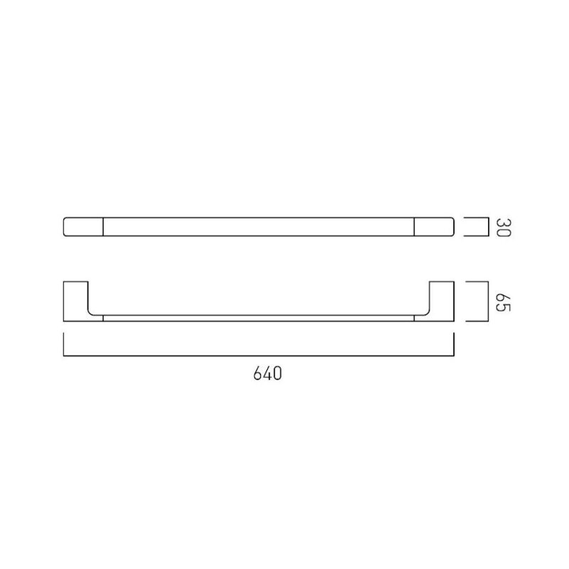 Vado Shama Towel Rail 640mm