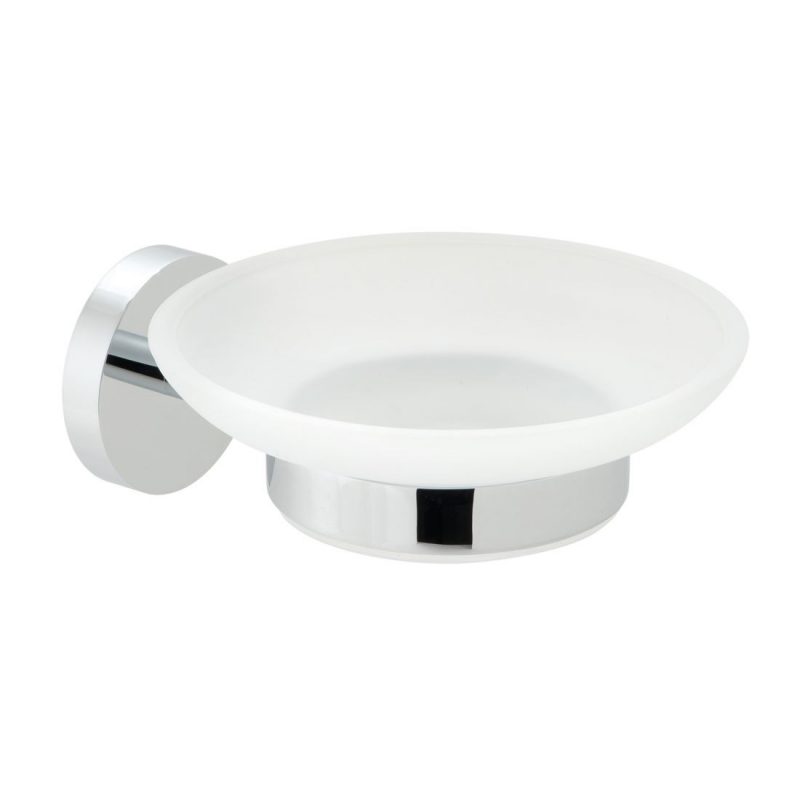 Vado Spa Frosted Glass Soap Dish & Holder