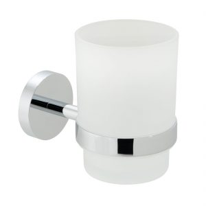 Vado Spa Frosted Glass Tumbler & Holder