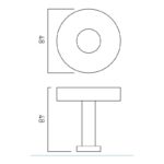 Vado Spa Robe Hook