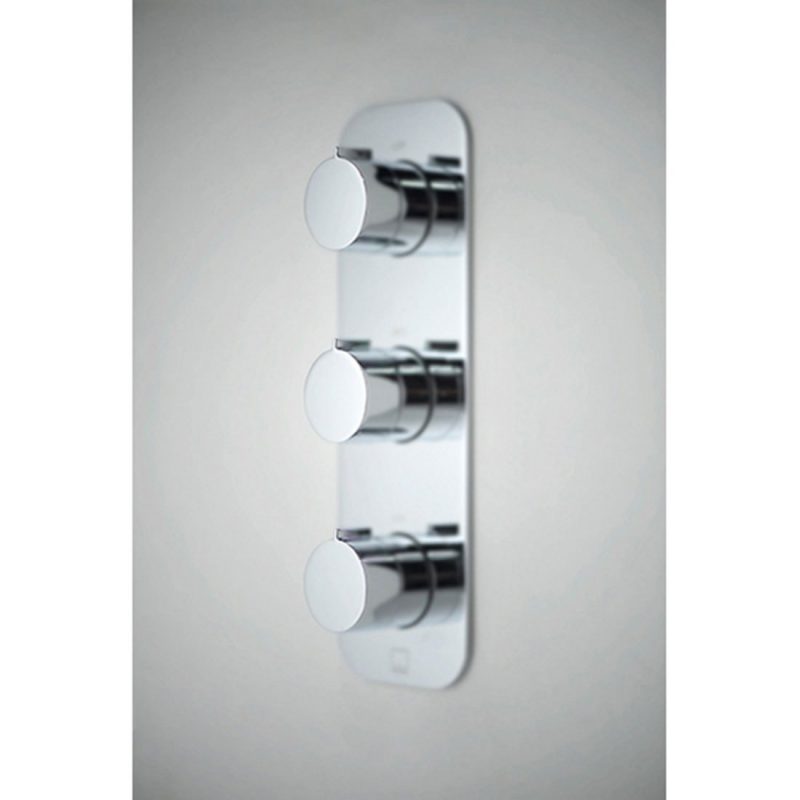 Vado Altitude 2 Outlet 3 Handle Vertical Thermostatic Valve