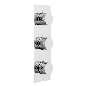 Vado Omika 2 Outlet 3 Handle Vertical Thermostatic Valve