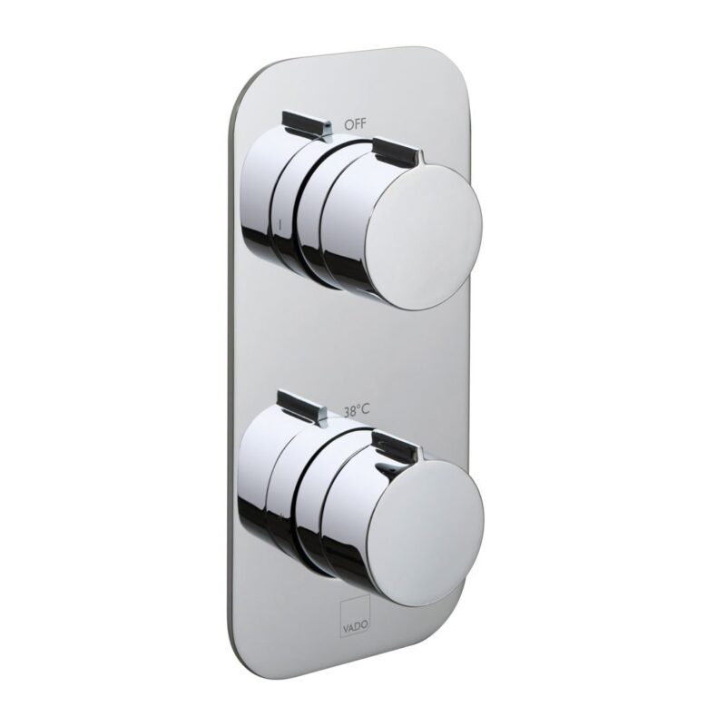 Vado Altitude 1 Outlet 2 Handle Vertical Thermostatic Valve Vado Altitude 1 Outlet 2 Handle Vertical Thermostatic Valve