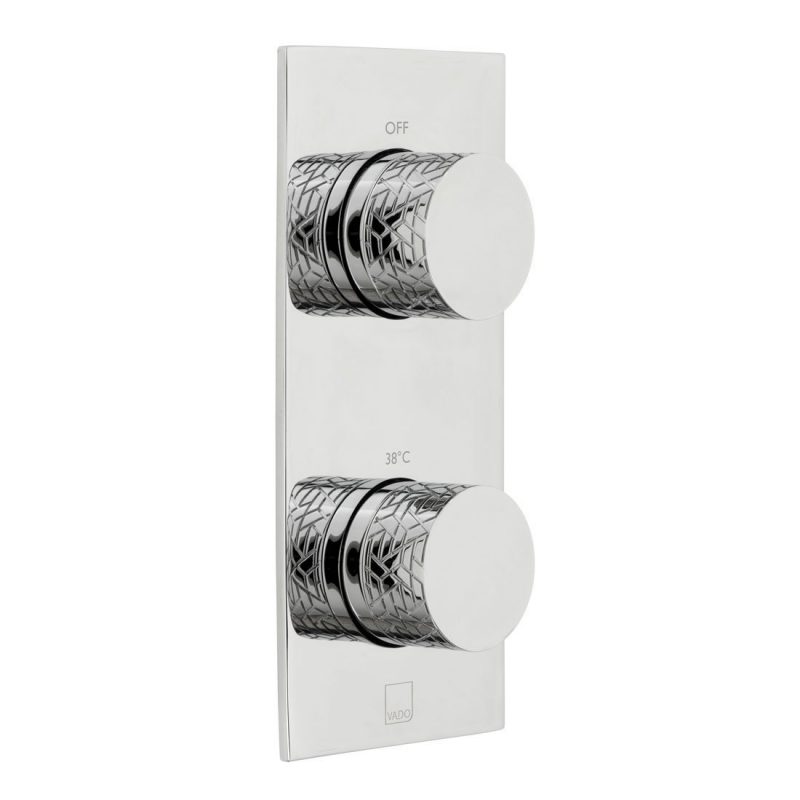 Vado Omika 1 Outlet, 2 Handle Thermostatic Shower Valve