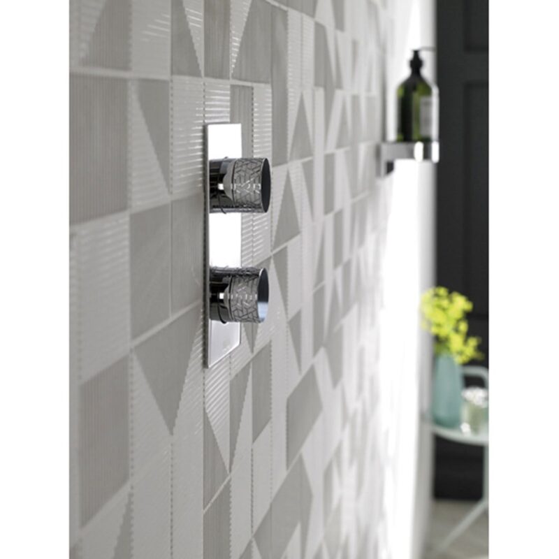 Vado Omika 1 Outlet, 2 Handle Thermostatic Shower Valve