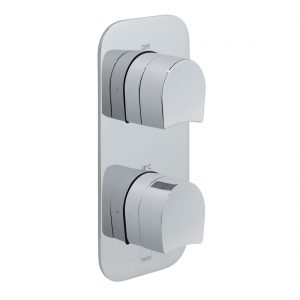 Vado Kovera 2 Outlet 2 Handle Thermostatic Valve with All-Flow