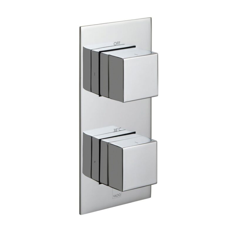 Vado Notion 2 Outlet 2 Handle Thermostatic Valve with All-Flow