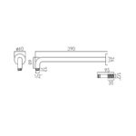 Vado Elements Easy Fit Shower Arm