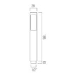 Vado Zoo Single Function Shower Handset