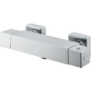 Vema Square Single Outlet Thermostatic Bar Shower Valve