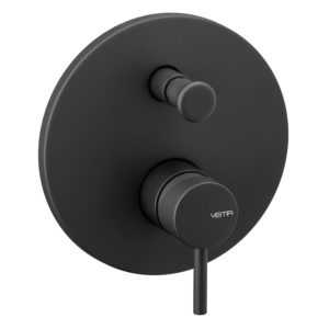 Vema Maira Concealed Two Outlet Shower Mixer Black