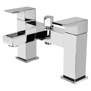 Vema Lys Deck Mounted Bath Shower Mixer Chrome