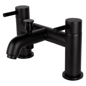 Vema Maira Deck Mounted Bath Shower Mixer Black