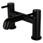 Vema Maira Deck Mounted Bath Filler Black