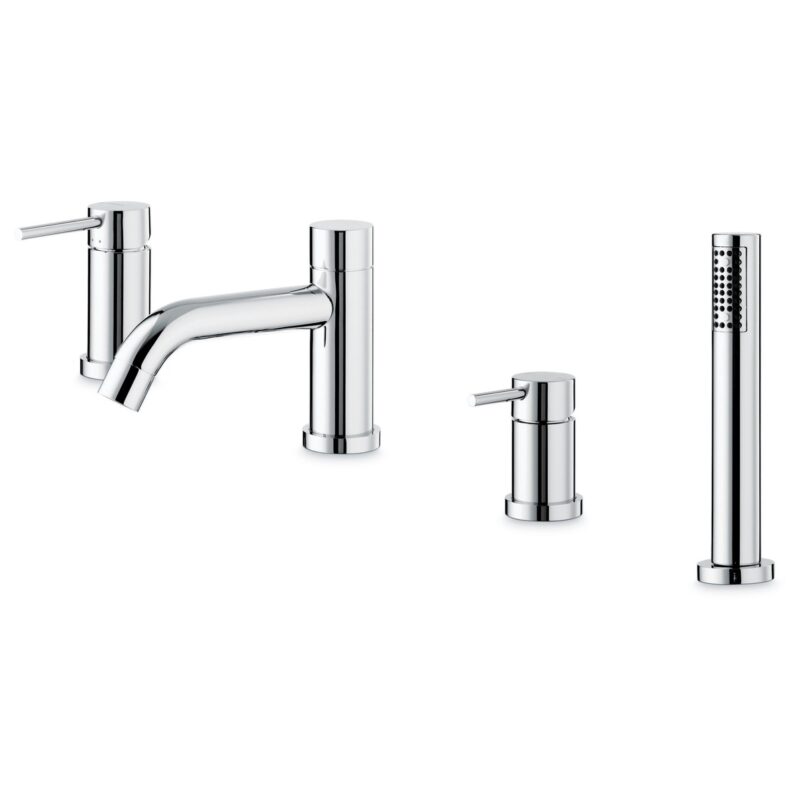 Vema Maira 4-Hole Deck Mounted Bath/Shower Mixer