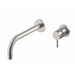 Vema Tiber Wall Mounted Basin Mixer Stainless Steel