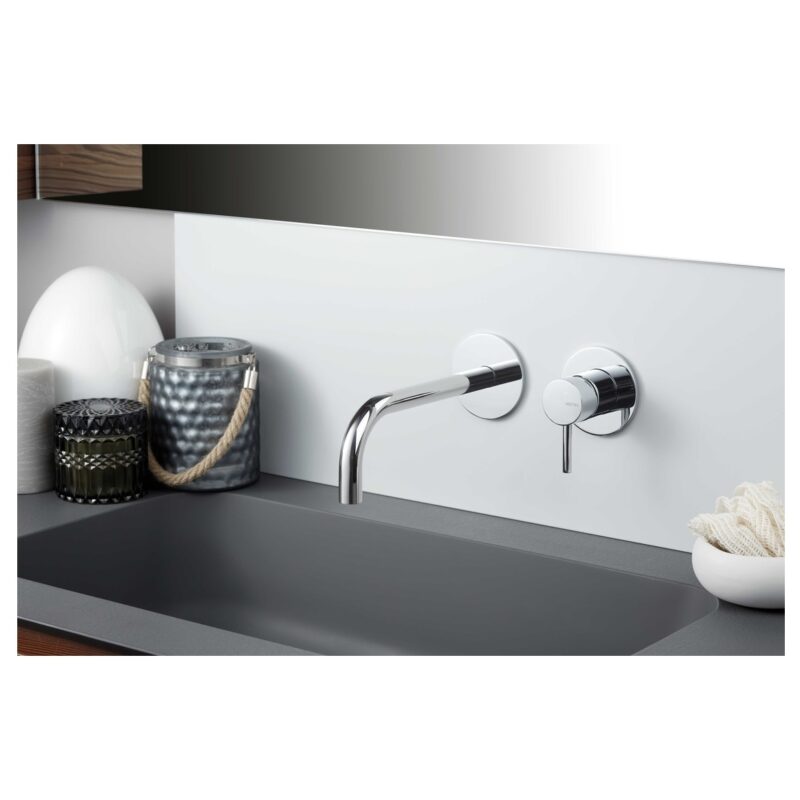 Vema Maira Wall Mounted Basin Mixer Chrome