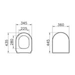 Vitra Integra Toilet Seat