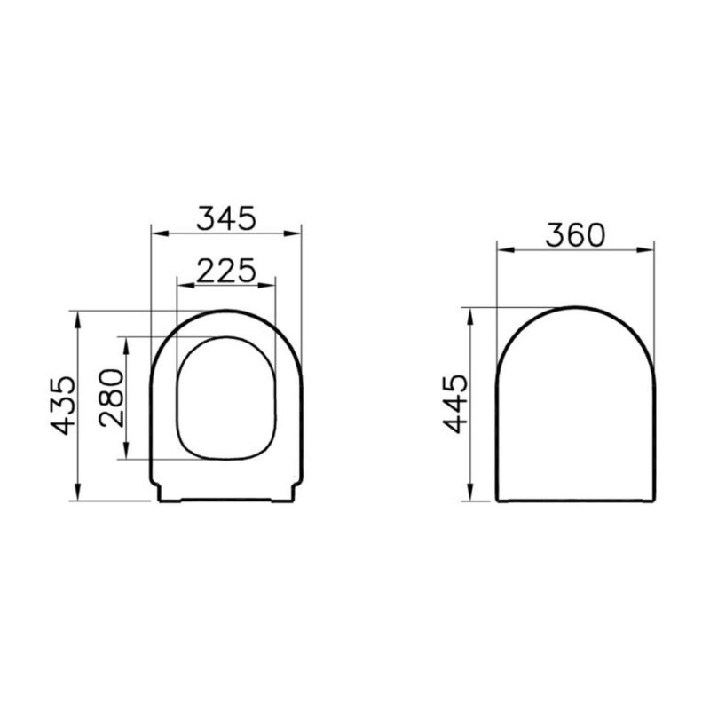 Vitra Integra Toilet Seat