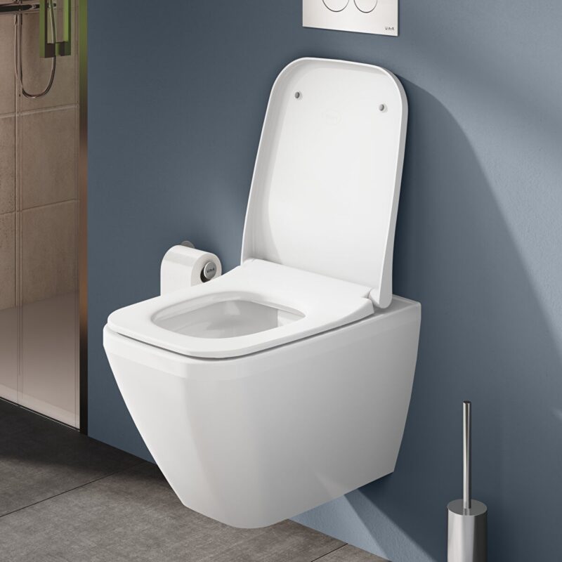 Vitra Integra Top Fixing Toilet Seat with Metal Hinges