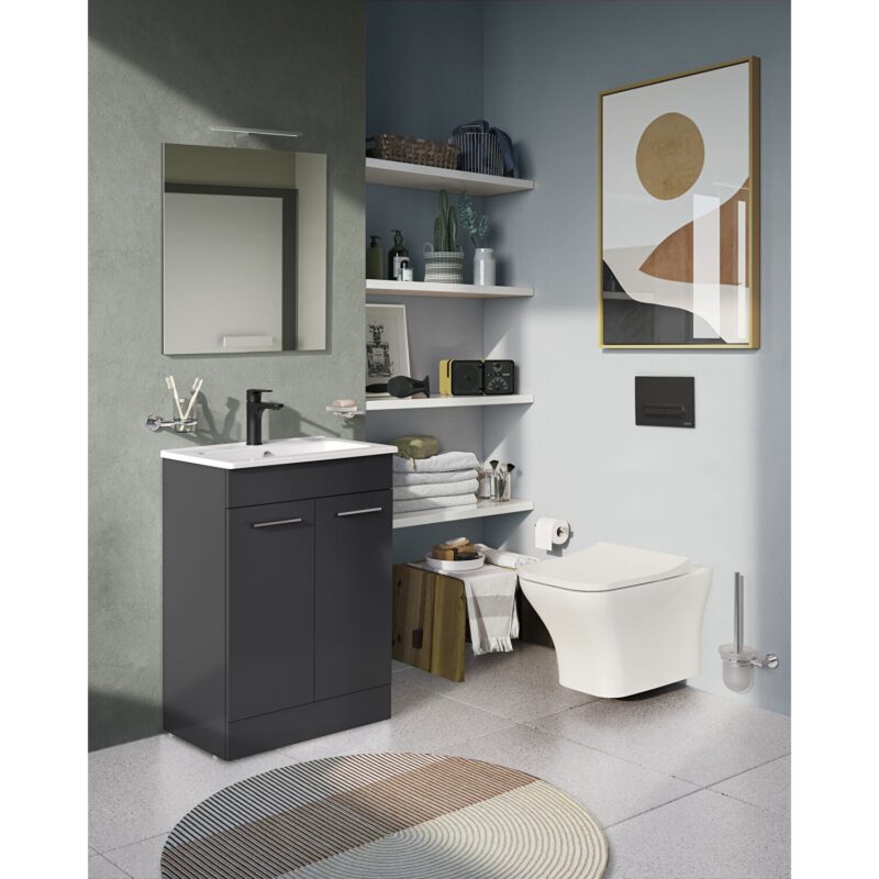 Vitra Integra Soft-Close Top Fixing Toilet Seat, Metal Hinges
