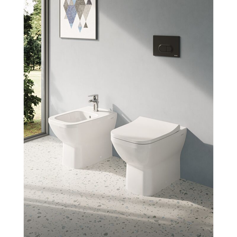 Vitra Integra Soft-Close Top Fixing Toilet Seat, Metal Hinges