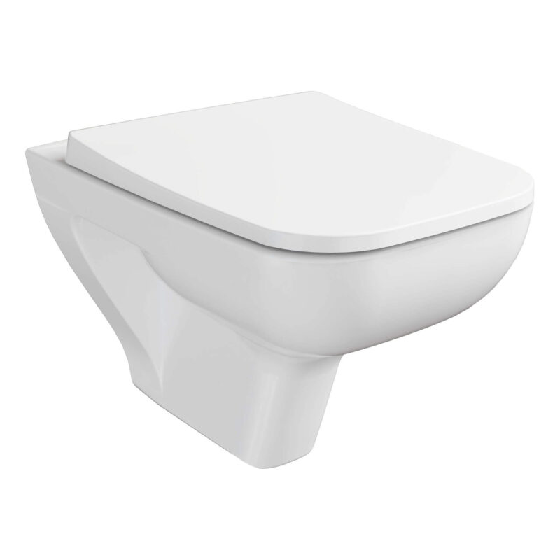 Vitra Universal Super Slim Square Soft Close Quick Release Toilet Seat