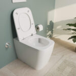 Vitra Universal Super Slim Square Soft Close Quick Release Toilet Seat