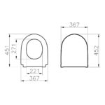 Vitra Sonic Slim Soft Close Toilet Seat