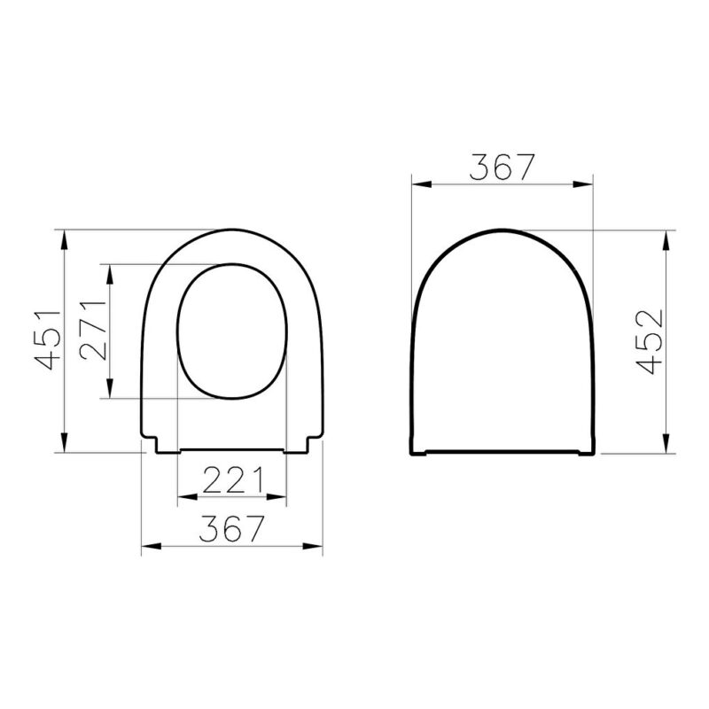 Vitra Sonic Slim Soft Close Toilet Seat